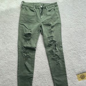 American Eagle Olive Jegging